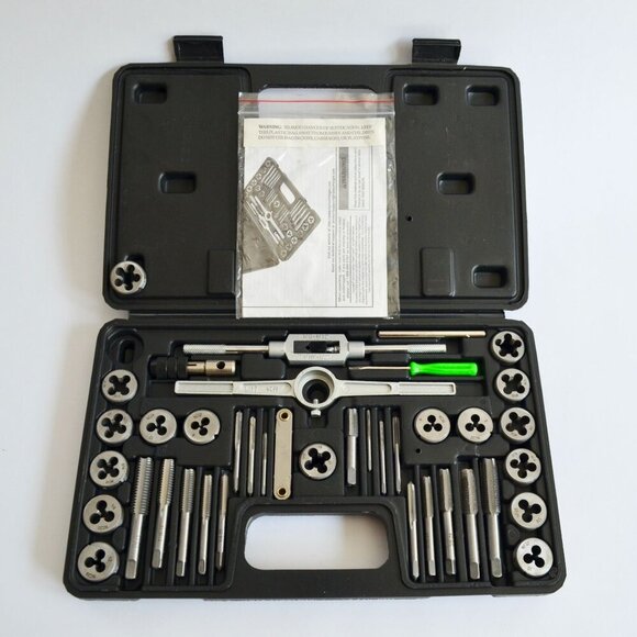 Pittsburgh Tools 40-Piece Carbon Steel Tap & Die Set #62831 SAE - Picture 4 of 5